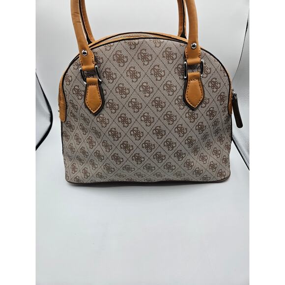 Guess by Marciano Women's Satchel Purse Handbag Tan Brown EUC - Picture 4 of 13